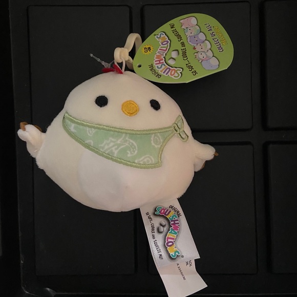 Other - Chick chicken squishmallow clip NWT new Todd 3.5”